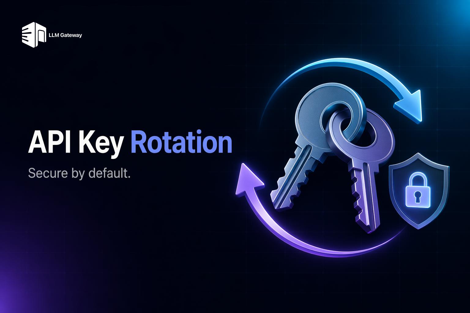 Secure API key rotation with LLM Gateway