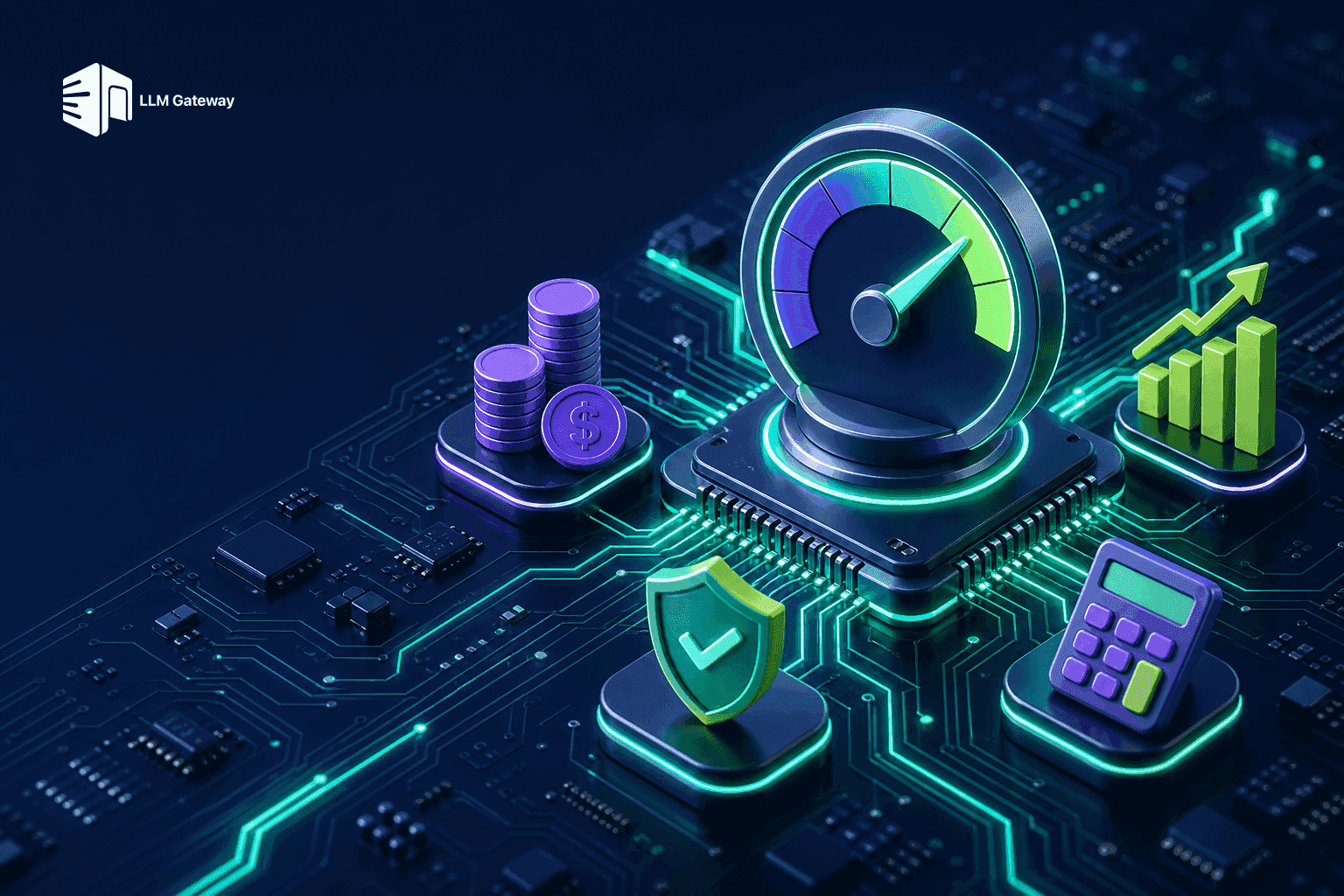 Microsoft Copilot enterprise pricing in 2026 — seat-based costs turning into metered usage flowing through a controlled gateway